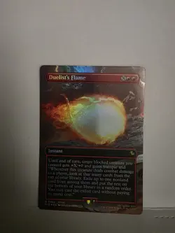 Duelist’s Flame - Borderless - Final Fantasy - Commander - MTG NM - Image 1