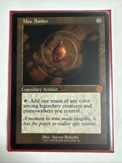 Mox Amber The Brothers' War: Retro Frame Artifacts Regular - Image 1