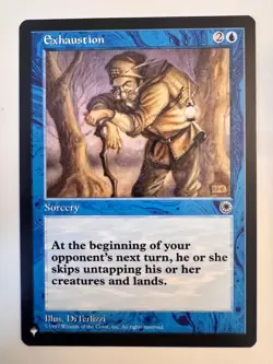 Exhaustion - MTG - The List Reprints Mystery Booster 2 MB2 - Image 1