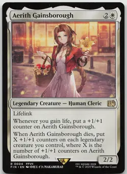 Aerith Gainsborough 4 Rare FINAL FANTASY NM MTG - Image 1