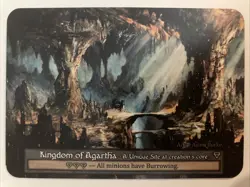 Unique Site Kingdom of Agartha - Beta NM Sorcery: Contested Realm Non-Foil - Image 1
