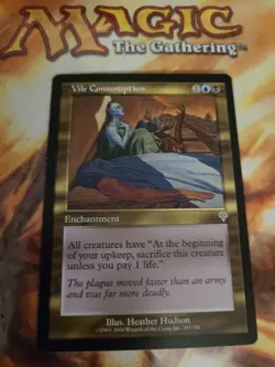 Vile Consumption - Invasion - Magic the Gathering - MTG - LP - Image 1
