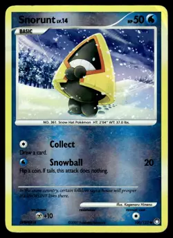 Snorunt Reverse Holo 100/123 Mysterious Treasures Pokemon - Image 1