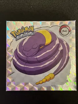 Pokemon 1999 Nintendo Artbox Series 1 HOLO Sticker..Ekans.#Pr21. - Image 1