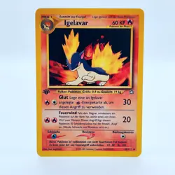 Pokemon TCG Karte - Igelavar 1. Edition 46/111 Neo Genesis Deutsch Near Mint NM - Image 1