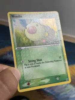 Weedle 87/113 Ex Delta Species Reverse Holo Foil Stamped Pokemon Card MP - Image 4