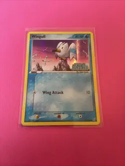 Pokemon Card Wingull 70/100 Ex Crystal Guardians STAMPED Reverse Holo LP/MP - Image 1