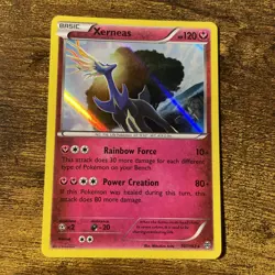 POKEMON TCG: XY BREAKTHROUGH XERNEAS 107/162 RARE HOLO 1X - Image 1