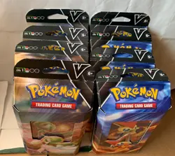Pokemon TCG 4- Victini V Battle Decks & 4-Gardevoir V Battle Decks IN HAND NEW - Image 1