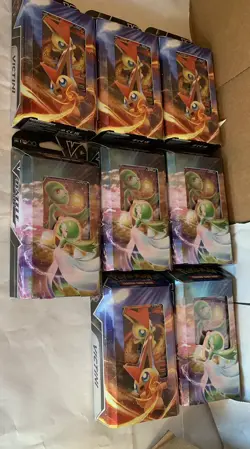 Pokemon TCG 4- Victini V Battle Decks & 4-Gardevoir V Battle Decks IN HAND NEW - Image 4