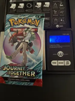 Heavy! Over 22.68 Gram Pokemon Journey Together Booster Pack Sealed - Image 1