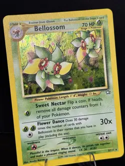 Pokemon TCG Bellossom Neo Genesis 3 Holo Unlimited Rare 3/111 LP - Image 2