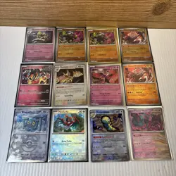 Lot of 12 Pokemon Prismatic Evo Rare & 2x Masterball Poke Ball Reverse Holos - Image 1