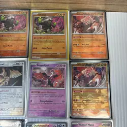 Lot of 12 Pokemon Prismatic Evo Rare & 2x Masterball Poke Ball Reverse Holos - Image 4