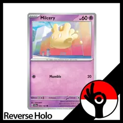 Pokemon TCG: Stellar Crown - Reverse Holo - 064/142 - Milcery - Image 1