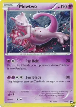 Mewtwo - XY101 - Mega Mewtwo Collection Promo PL/MP, English Pokemon Promos - Image 1
