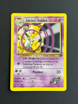 Carte Pokemon - Sabrina's Kadabra 58/132 - Gym Challenge - Anglais - Image 1