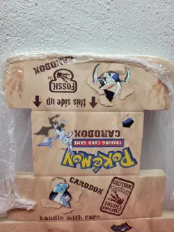 (12) Factory Sealed Pokemon FOSSIL Deck storage box Unused Original From 1999 - Image 2