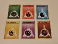 NM Pokemon 1996 Base Set Japanese Complete Energy Set Near Mint - Image 1