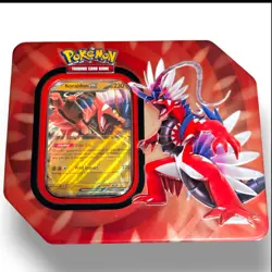 Pokemon TCG: Paldea Legends Summer Tin - Koraidon EX - NEW 820650852855 - Image 1