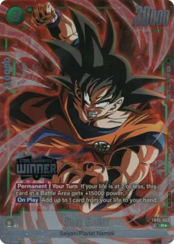 Lightly Played DBS Fusion World Son Goku - FB05-053 (Tournament Pack -Winner- 0 - Image 1