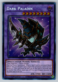 Dark Paladin Yugioh BLMM-EN008 Secret Rare NM - Image 1