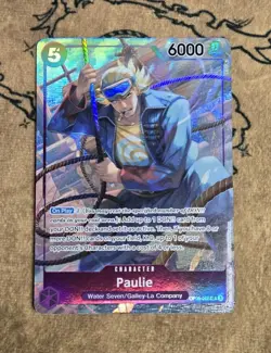 One Piece Card Game Paulie (Alternate Art) OP03-066 Super Rare NM English - Image 1