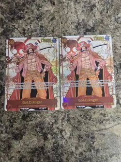 One Piece TCG 2x Gol.D.Roger OP09-118 Secret Rare Alternate Art *NM* *SHIPS NOW* - Image 1