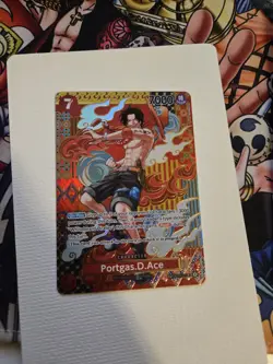One Piece Portgas D. Ace OP02-013 SR SP Alternative Art - Image 1