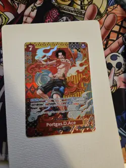 One Piece Portgas D. Ace OP02-013 SR SP Alternative Art - Image 2