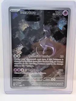 Pokemon Mewtwo 052 Scarlet & Violet Promo Holo Card English 2023 TCG - Image 1