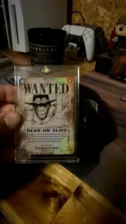 One Piece Trading Card, Wanted Dead Or Alive, Holo Portgas.D.Ace. Case Hit!! - Image 1