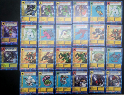 1999 Digimon Trading Cards Bandai Deck, Mixed Lot of 40 Cards - Image 1