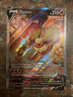 Flareon V SWSH179 SWSH: Sword & Shield Promo Cards Holo - Image 1