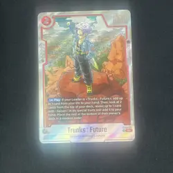 Trunks : Future SB02-010 Alternate Art Manga Booster 02 Dragon Ball Card English - Image 1