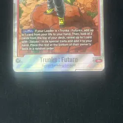 Trunks : Future SB02-010 Alternate Art Manga Booster 02 Dragon Ball Card English - Image 3