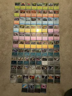 Phantasmal Flames 100% Complete Master Base Set 182 Cards w EX & Reverse Holo - Image 3