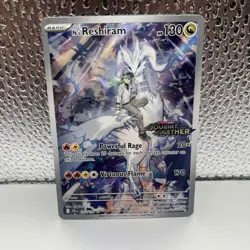 N’s Reshiram Journey Together Stamped Promo Pokemon Card 167/159 - Image 1