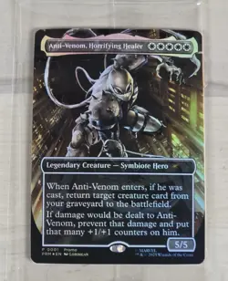 MTG Agent Anti-Venom Horrifying Healer Card Sealed Marvel Legends Exclusive - Image 1