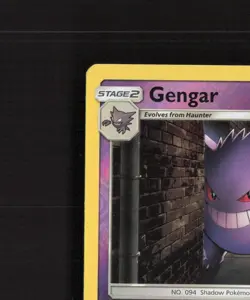 Gengar 38/111 Crimson Invasion Reverse Holo Rare Pokemon Card NM - Image 3