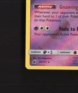Gengar 38/111 Crimson Invasion Reverse Holo Rare Pokemon Card NM - Image 5