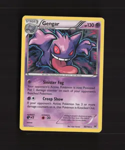 Gengar 60/162 Breakthrough Holo Rare Pokemon Card NM - Image 1