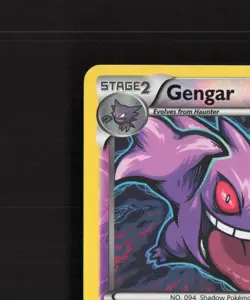 Gengar 60/162 Breakthrough Reverse Holo Rare Pokemon Card LP - Image 3