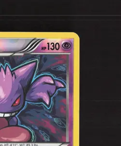 Gengar 60/162 Breakthrough Reverse Holo Rare Pokemon Card LP - Image 4