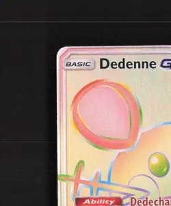 Dedenne GX 219/214 Unbroken Bonds Full Art Secret Rare Holo Pokemon Card NM - Image 3