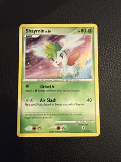 Shaymin 15/127 Holo LP/MP Platinum 2009 Pokemon Card - Image 1