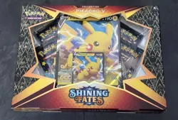Pokemon Cards Shining Fates Collection Box Pikachu V Promo SWSH061 New Sealed - Image 1