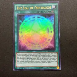 Yugioh Card TCG The Seal Of Orichalcos DRL3-EN070 Ultra Rare Holo 1ST EDITION NM - Image 1