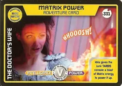 DR WHO MONSTER INVASION SET 2 EXTREME CARD: 331 MATRIX POWER - Image 1