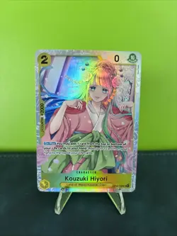 One Piece CCG Kouzuki Hiyori (SR) Wings of the Captain OP06-106 Foil Card - Image 1